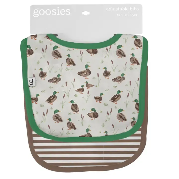 Mallard Drake Ducks Bib Set