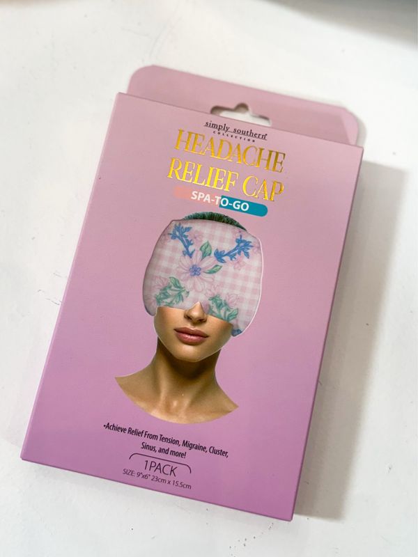 VG Headache Relief Cap-Pink Gingham