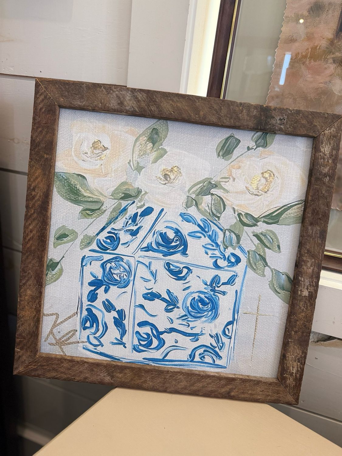 VG GA Grace &amp; Garden Framed Art 18x18