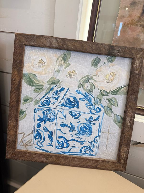 VG GA Grace &amp; Garden Framed Art 18x18
