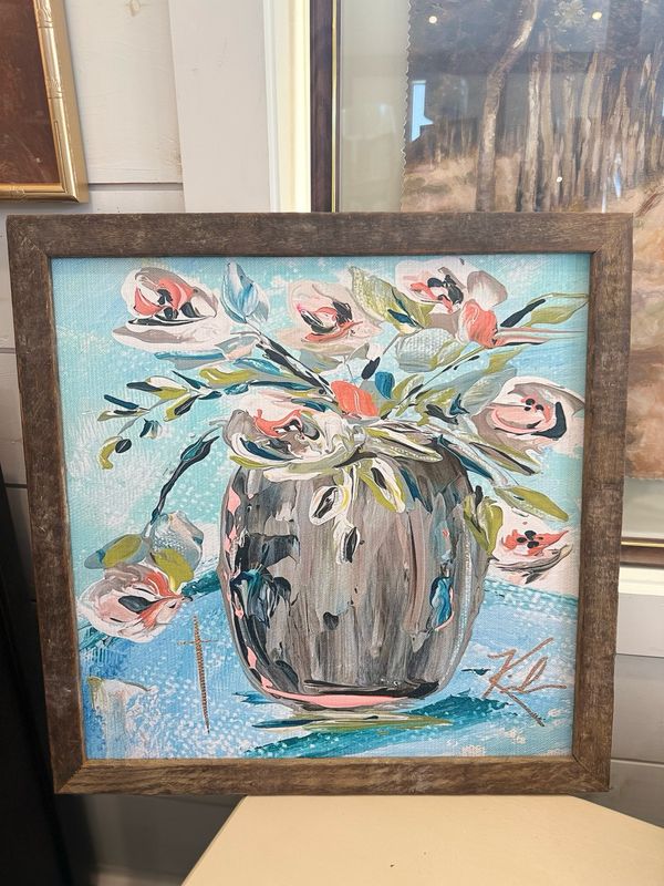VG GA Donna's Vase Framed Art