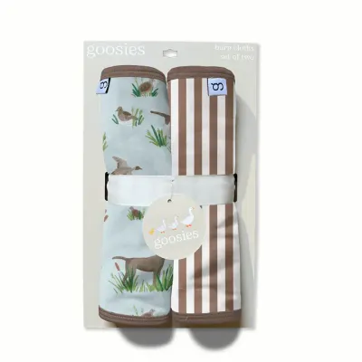Delta Bird Hunting Dogs Burp Cloth Set