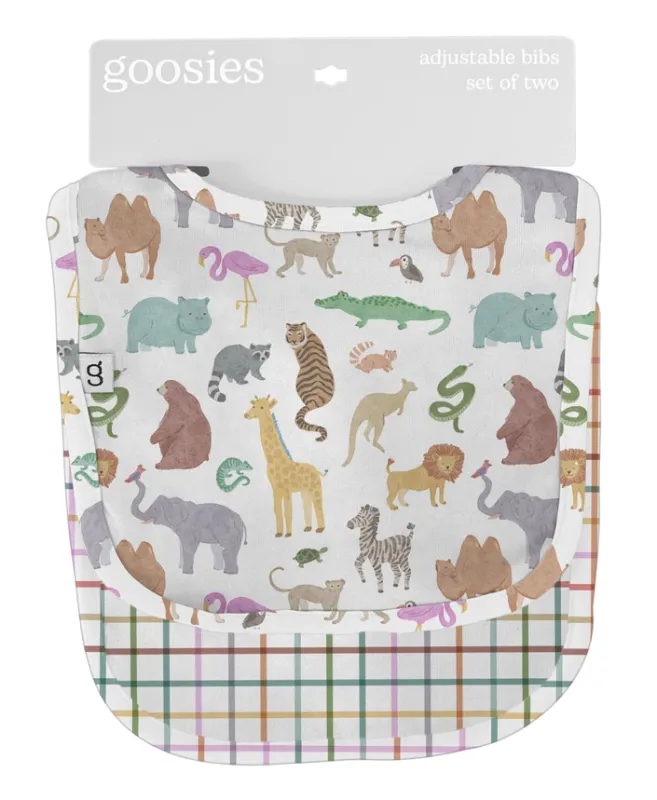 Zoo Crew Animals Bib Set
