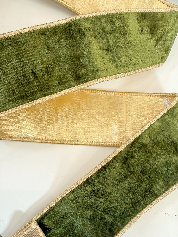VG Dark Green Velvet Metallic 2.5x10