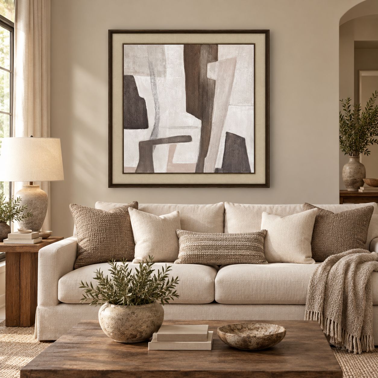 Stone &amp; Shadow Canvas