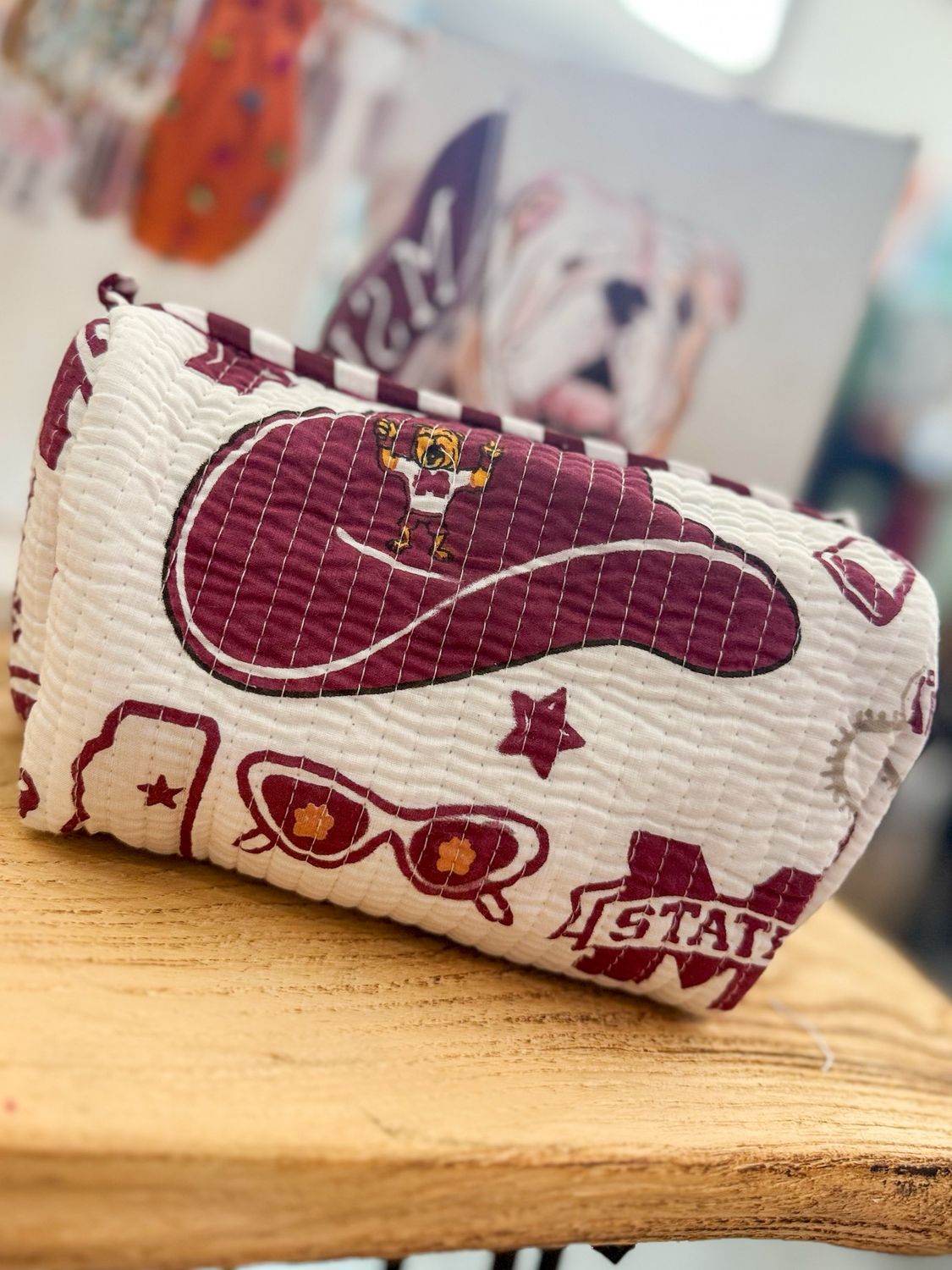 VG Miss State Cosmetic Bag-Large