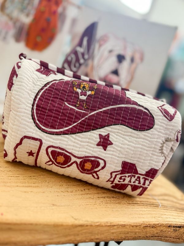 VG Miss State Cosmetic Bag-Large