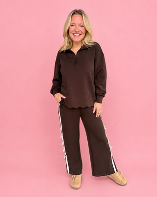 VG Coffee Tie Pants