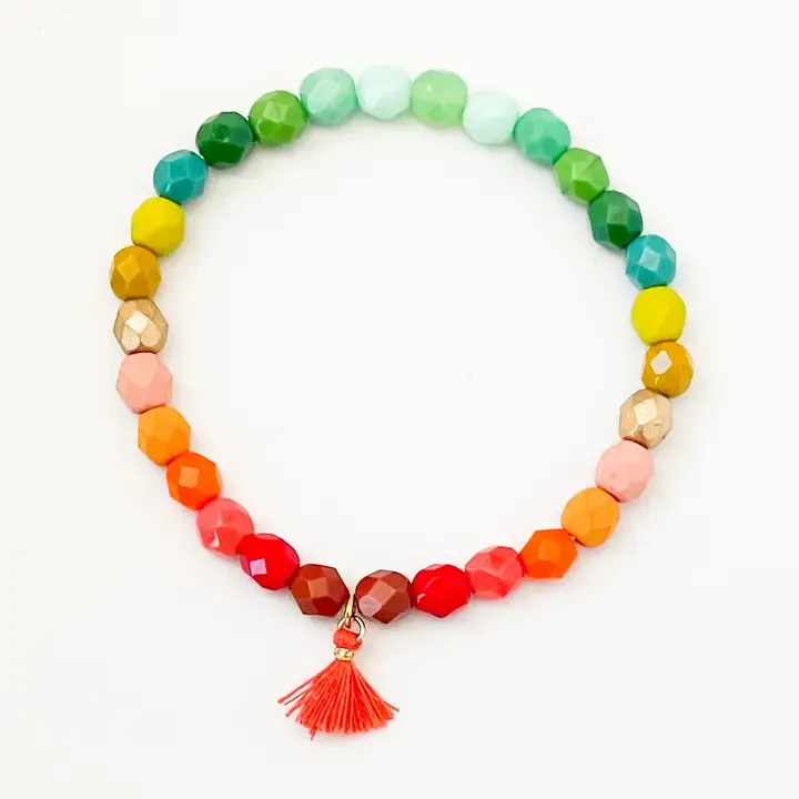 VG Ombree Bracelet W/Tassels