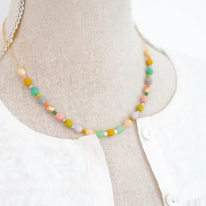 VG Pastel Beaded Necklace