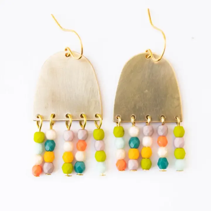 VG Colorful Fringe Earring