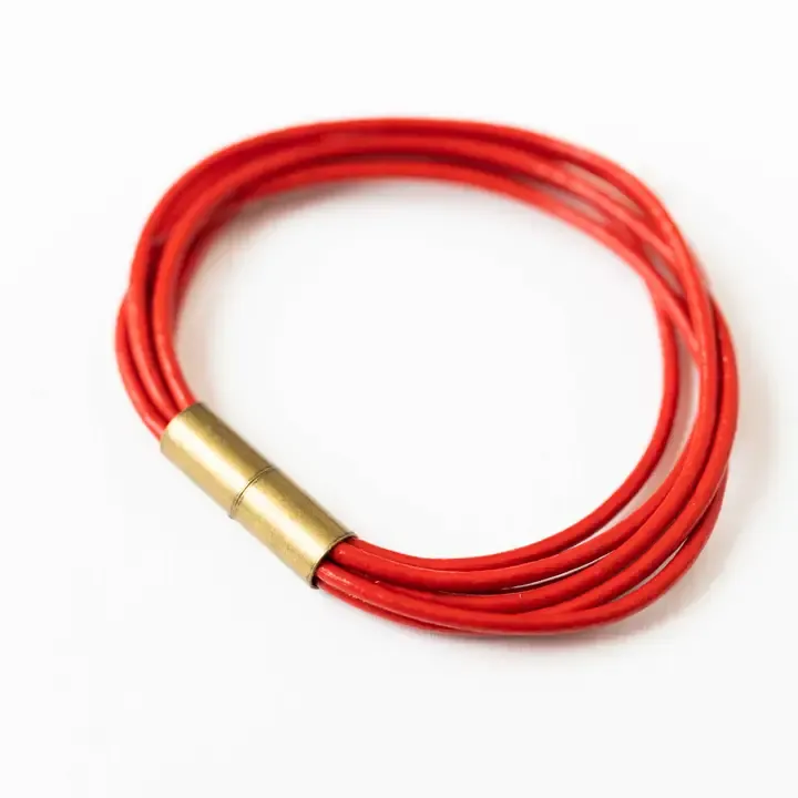 VG Magnetic Multi Corn Bracelet-Red 6.5