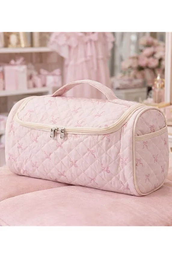VG Emerson Pink Bow Cosmetic Case