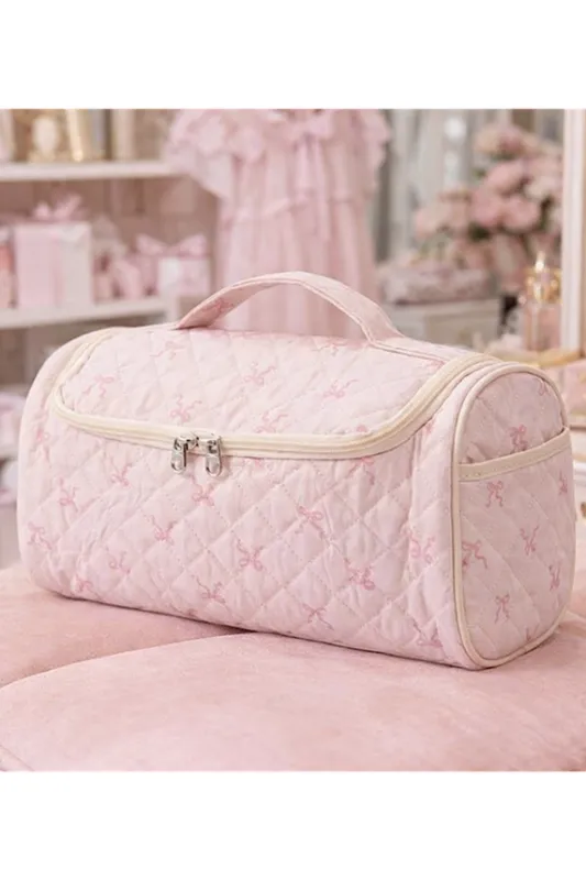 VG Emerson Pink Bow Cosmetic Case