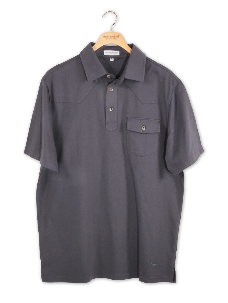 VG Western Polo-Grey