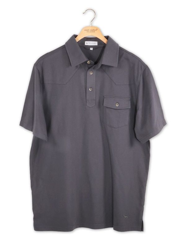 VG Western Polo-Grey