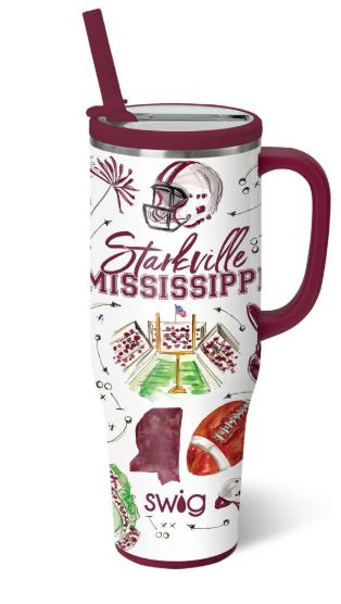 Tailgates in Starkville Mega Mug 40oz
