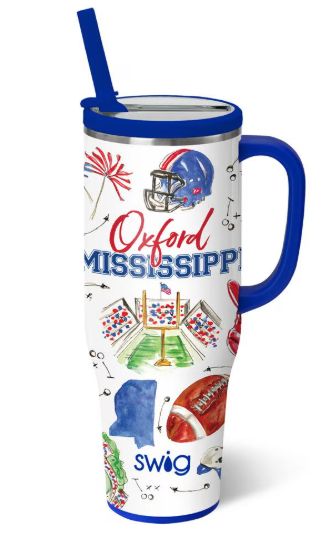 Tailgates in Oxford Mega Mug 40oz
