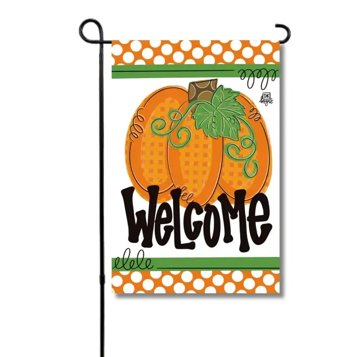 Gingham Pumpkin Garden Glam