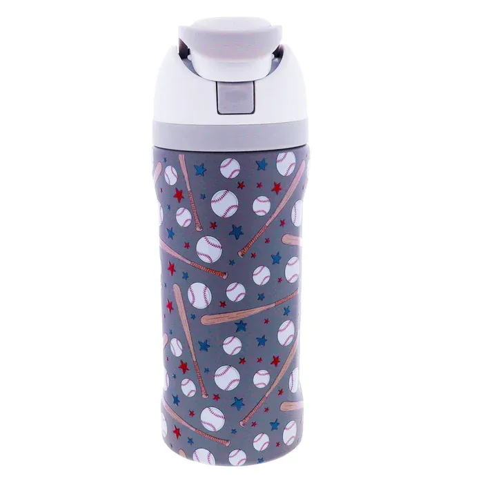 Kids Home Run Hero 16oz Water Bottle w/Straw
