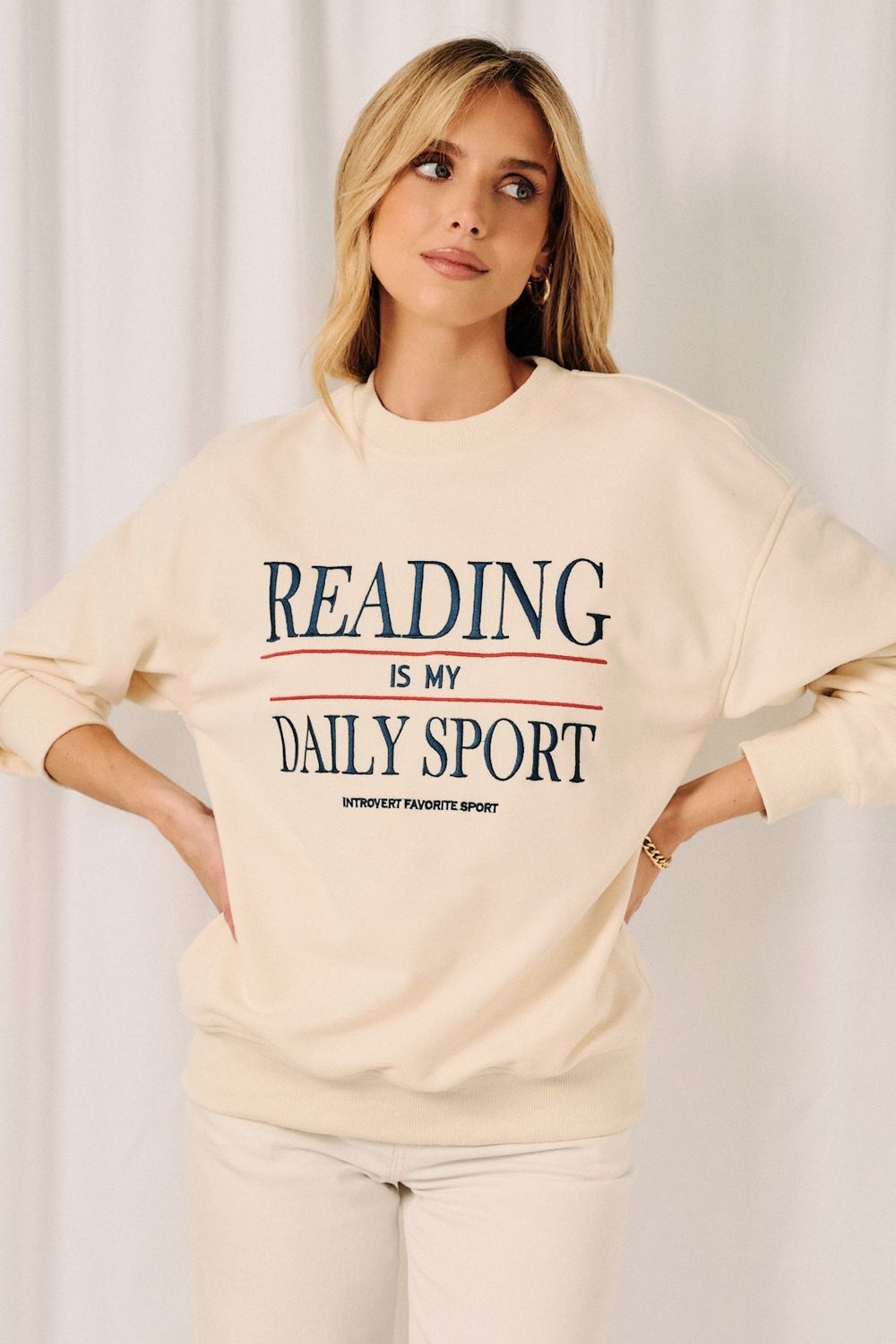 Reading is My Sport Sweatshirt