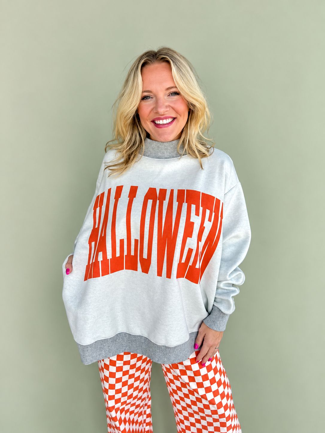 Halloween Reversible Mockneck