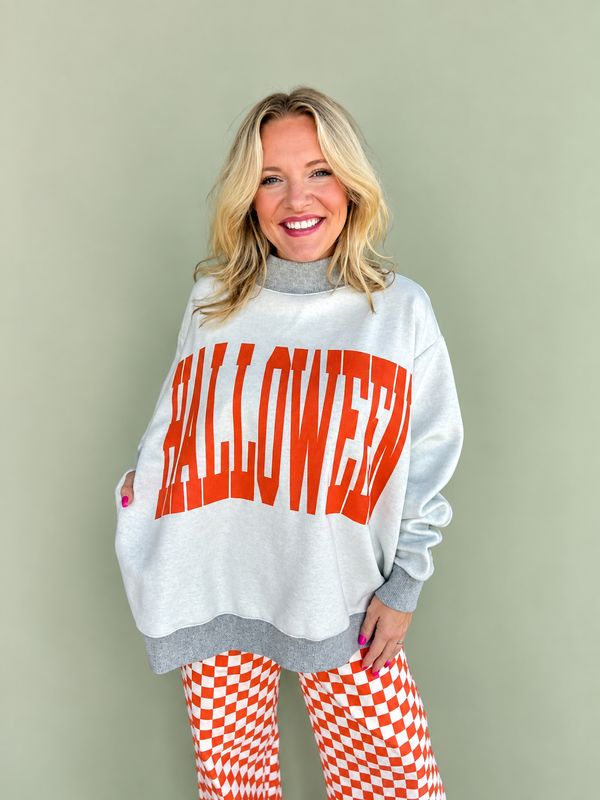 Halloween Reversible Mockneck