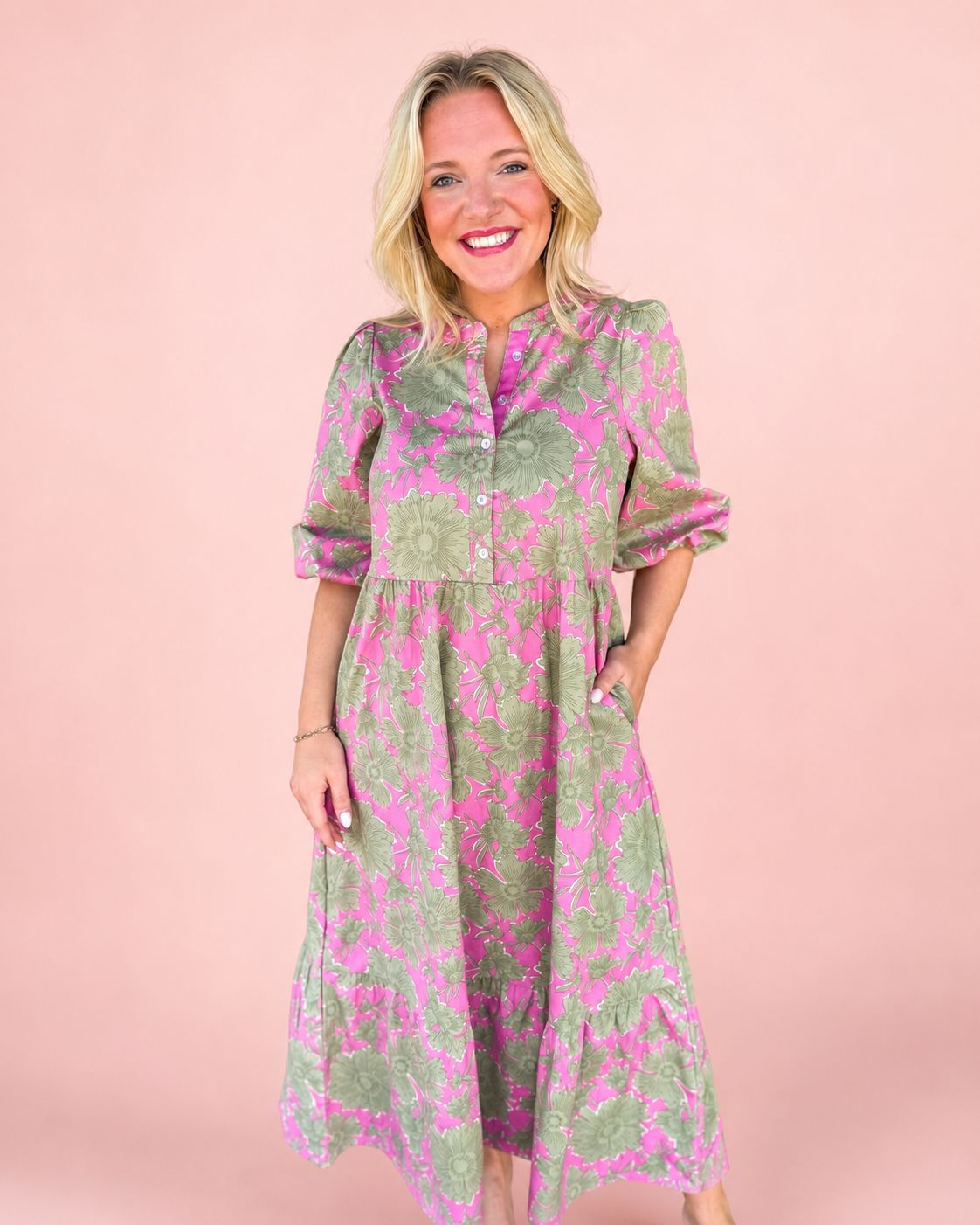 Riley Garden District Green Dress