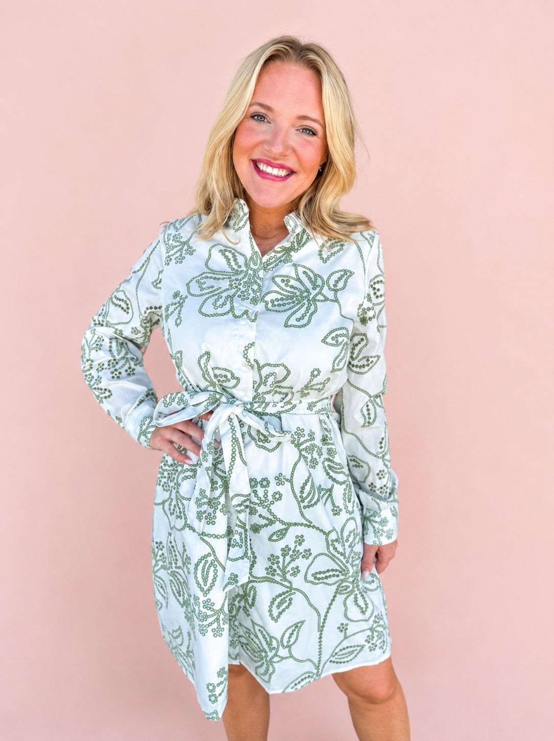 Sarah Lacecap White Dress