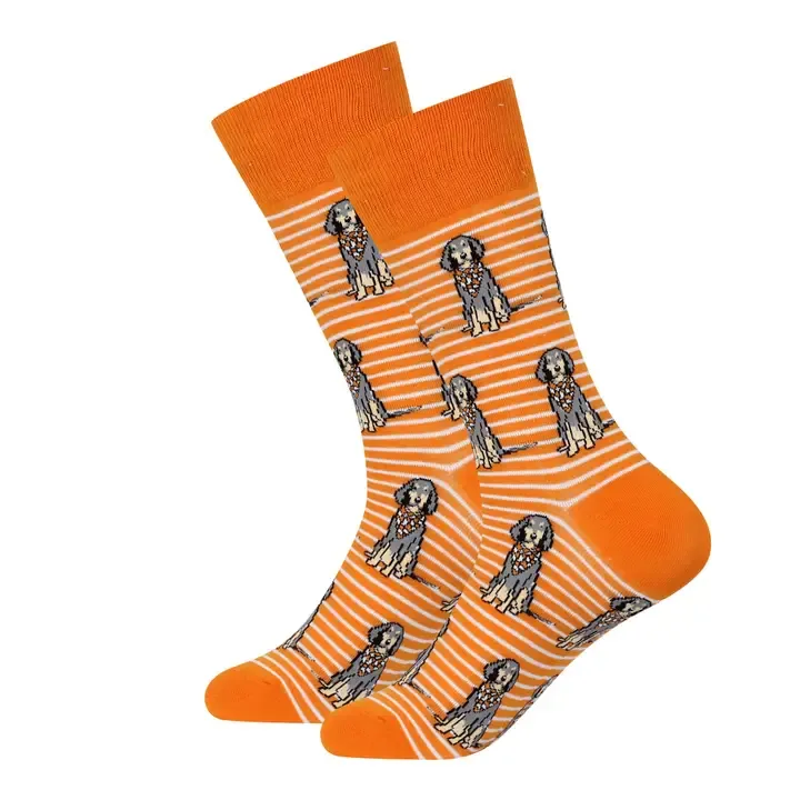 VG Sitting Bluetick Coonhound Socks