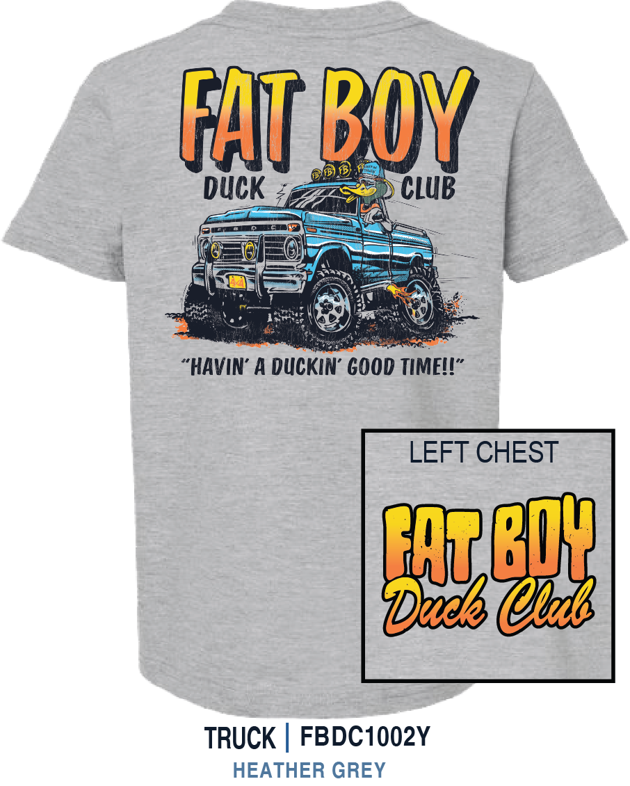 Ducks &amp; Trucks Heather Grey Tee