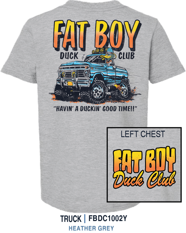 Ducks &amp; Trucks Heather Grey Tee