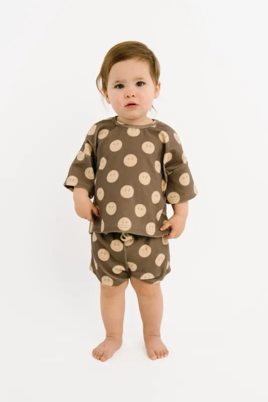 Neutral Smileys Slouchy Set