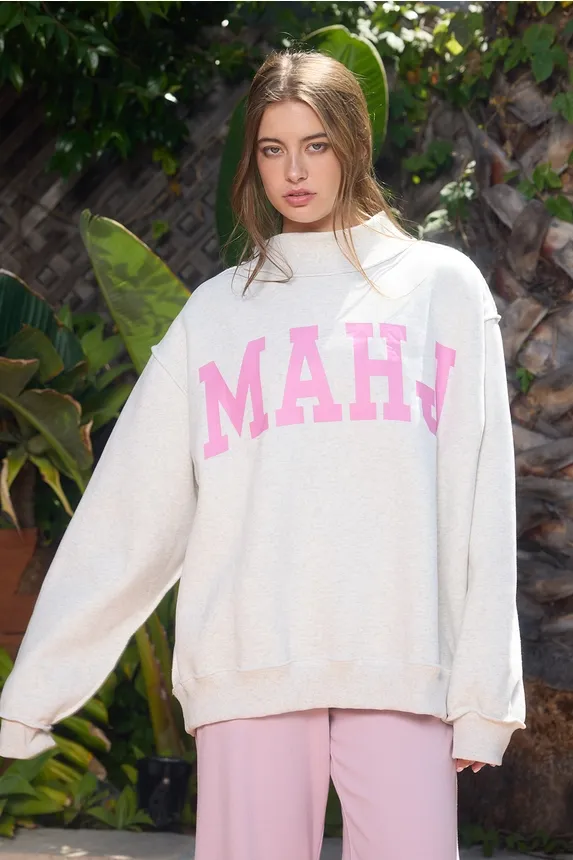 Mahj &amp; Bam Mockneck