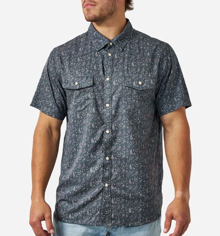 Performance Western Shirt-Paisley Spurs