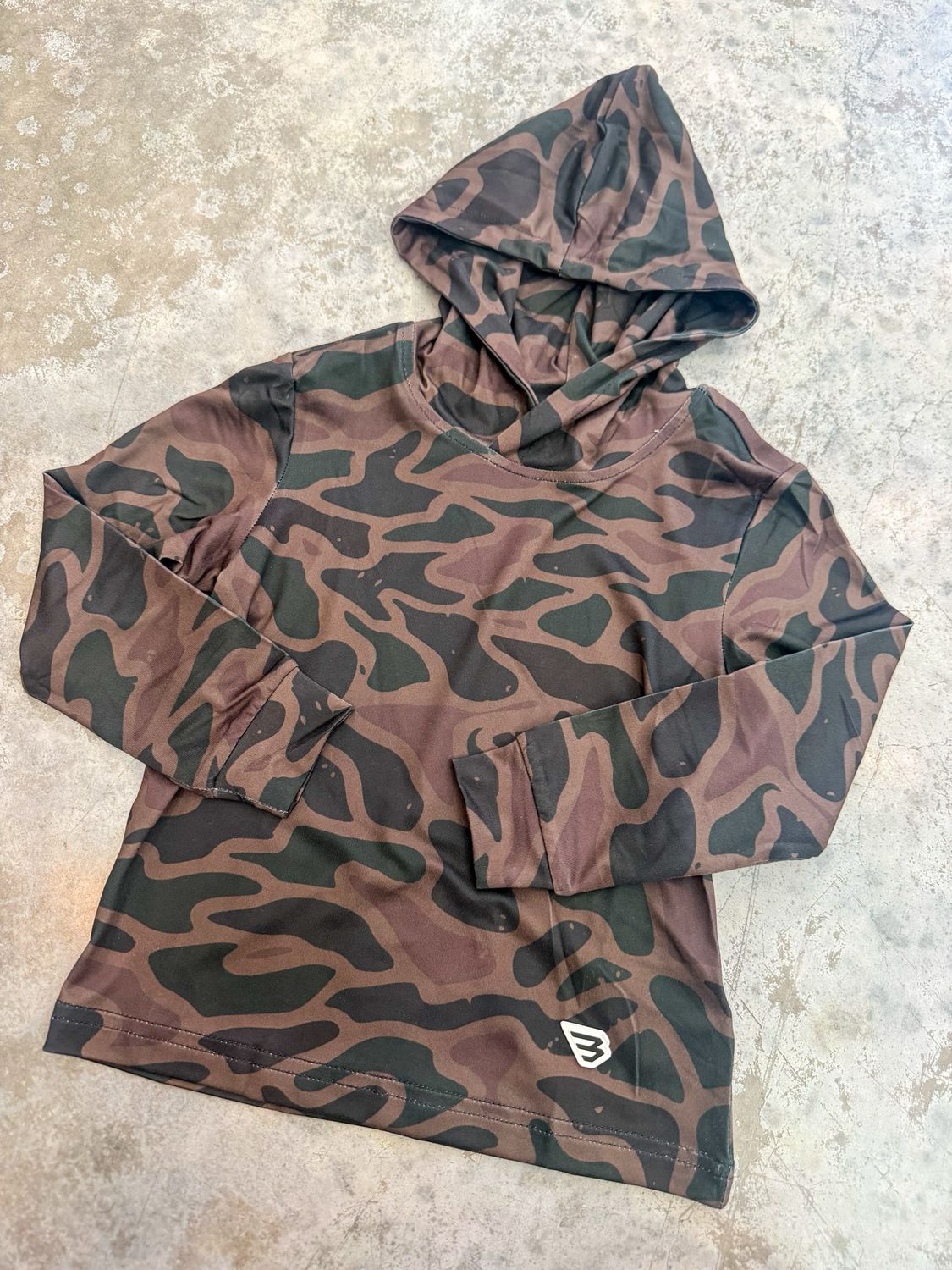 Youth Performance Hoodie-Bendita Camo