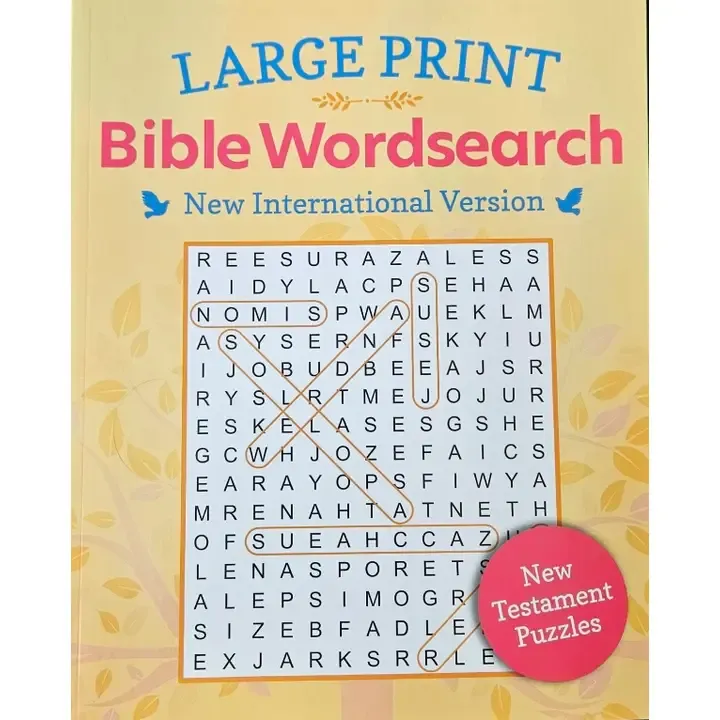 BC Large Print Bible Word Search