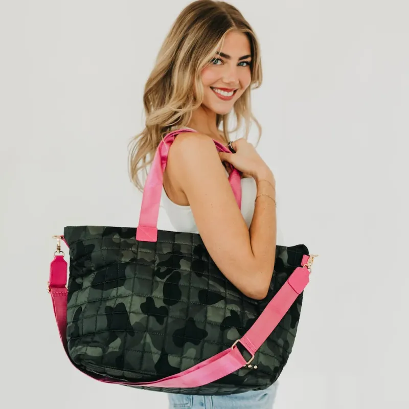 RM Camo Day Dreamer Quilted Tote Bag