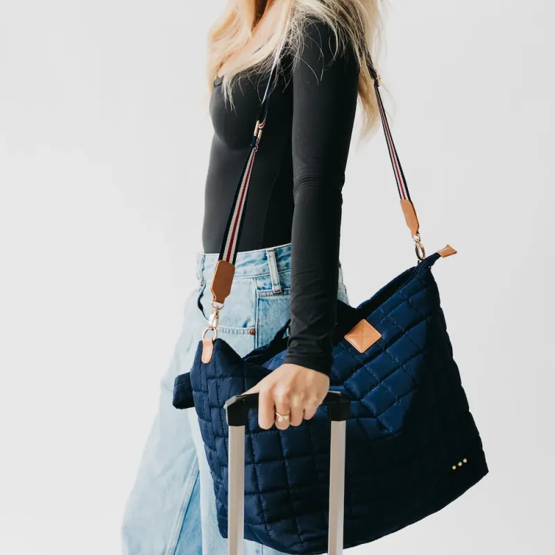 RM Navy Day Dreamer Quilted Tote Bag