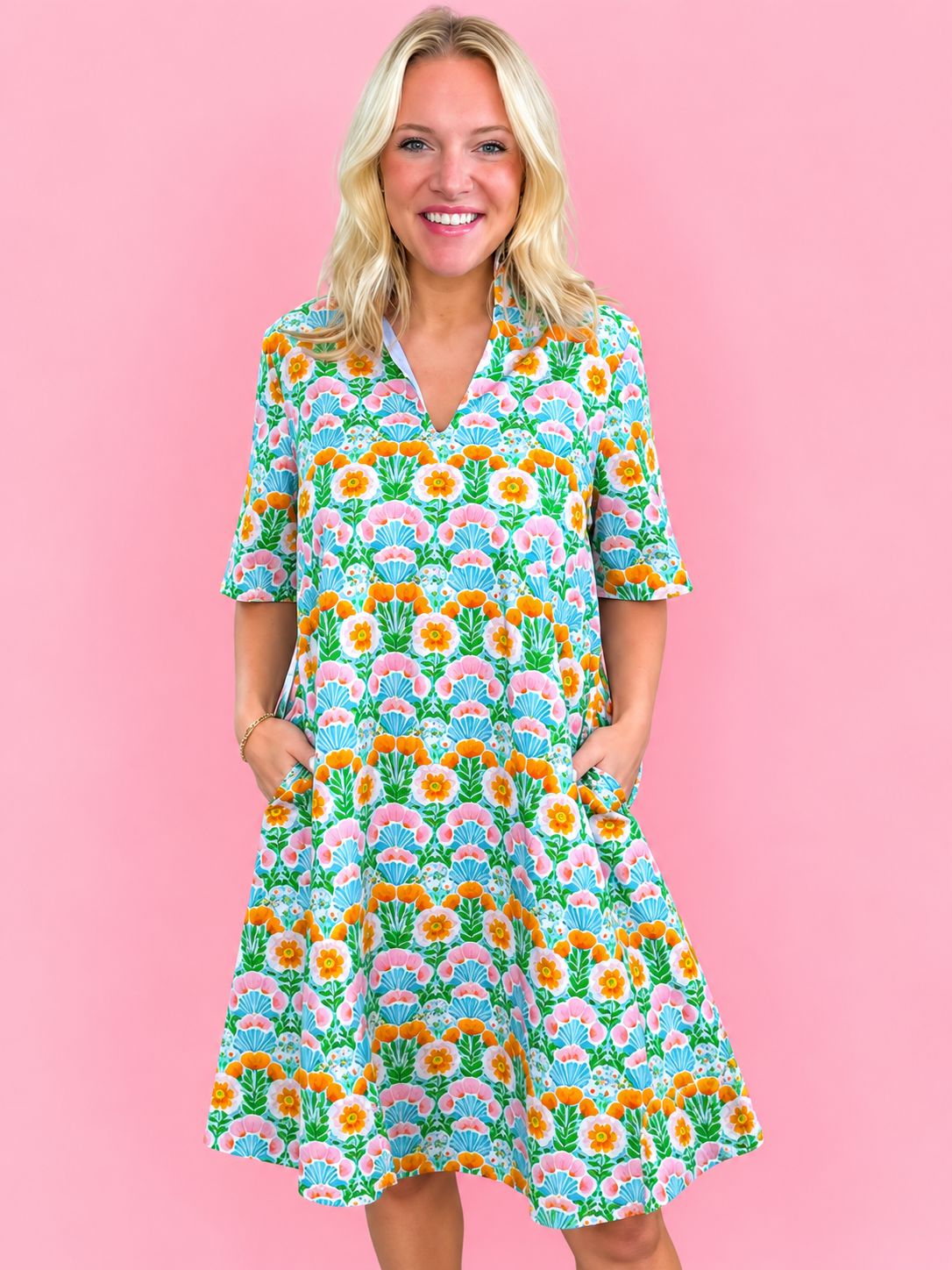 Olivia Dreamy Meadows Midi Dress