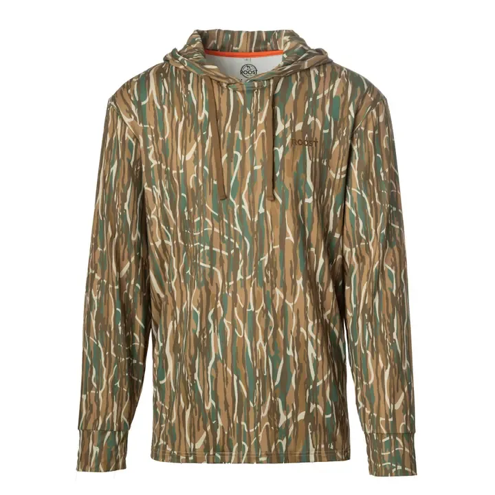Youth Roost Cattail Camo Perf Hoodie