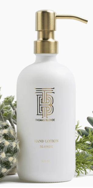 RM Hand Lotion-Glass Dispenser- Blonde
