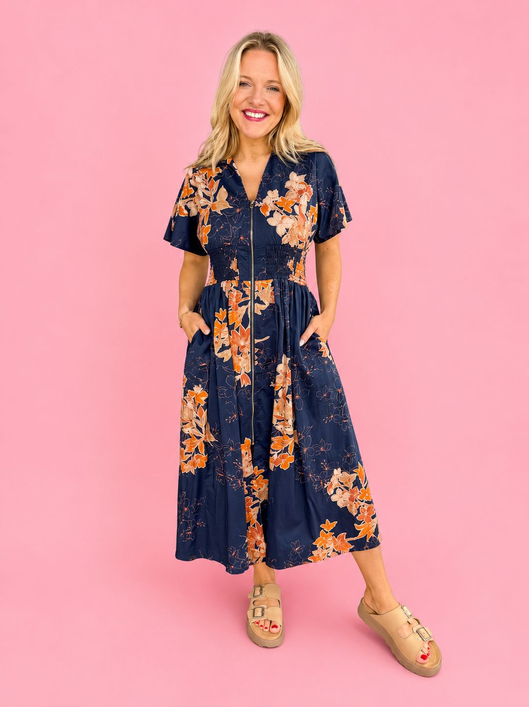 Midnight Cottage Dress