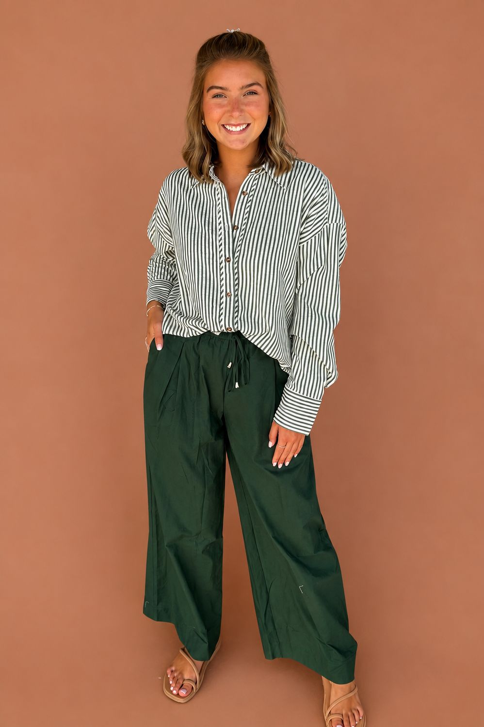 Fall Magic Pants-Forest