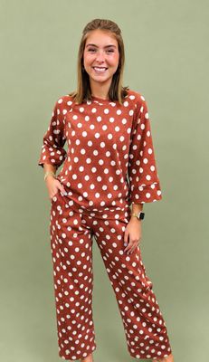 Relaxed Dot Pants