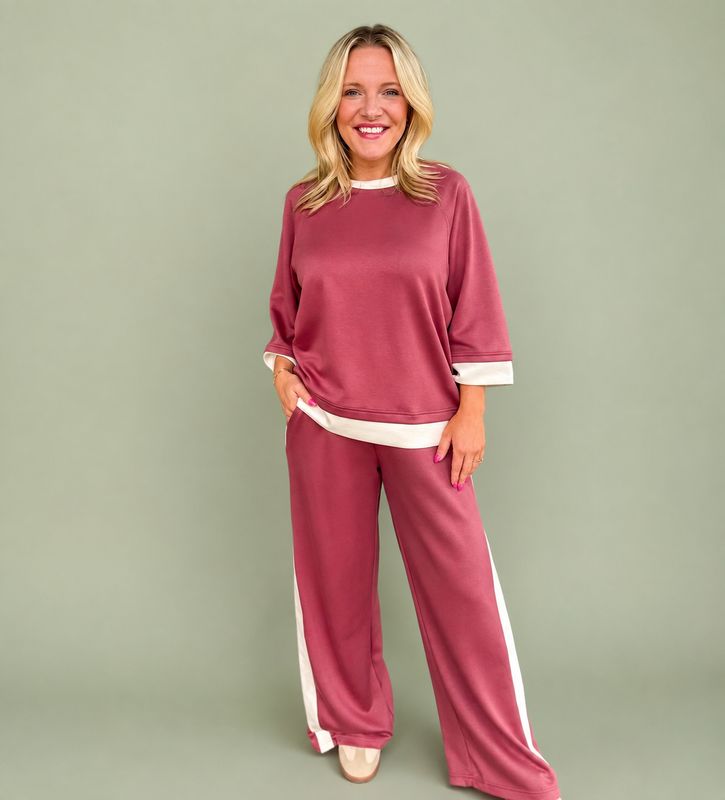 Dreamy Days Pants-Marsala