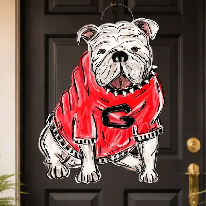 VG Geogria Bulldog Door Hanger