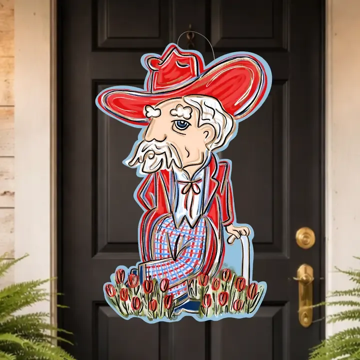 VG Ole Miss Colonel Door Hanger