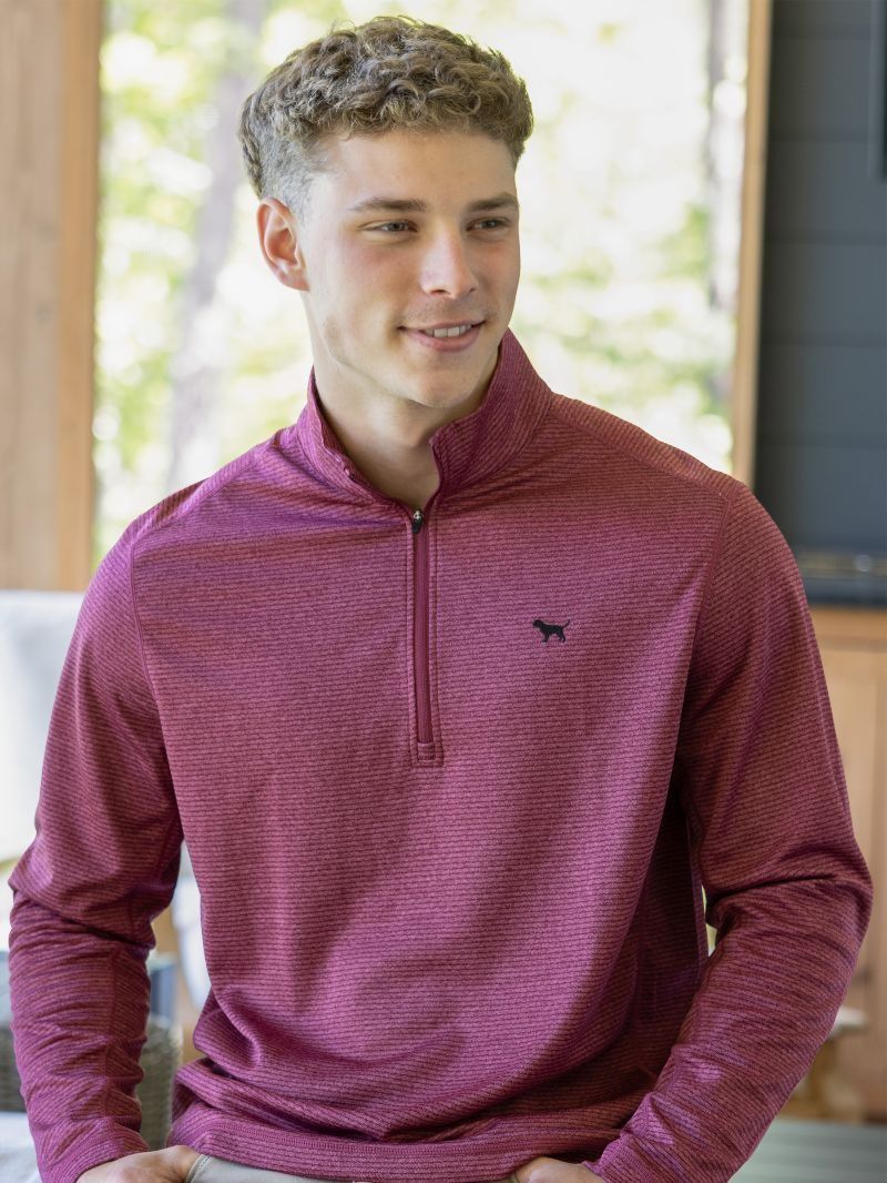 VG Tech Oxblood Quarter Zip