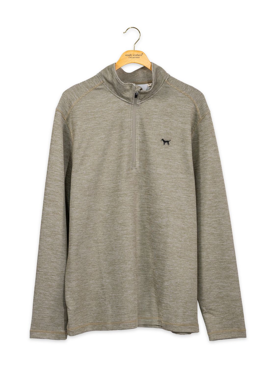 VG Heather Olive Quarter Zip